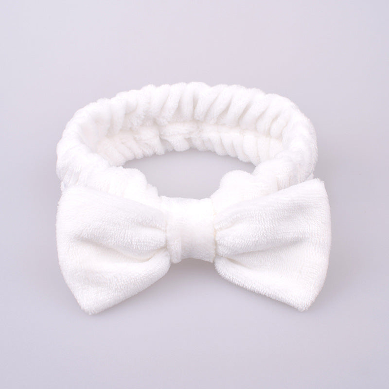 Korean Style Animal Face Wash Hair Band - Cute Fabric Headband for Women