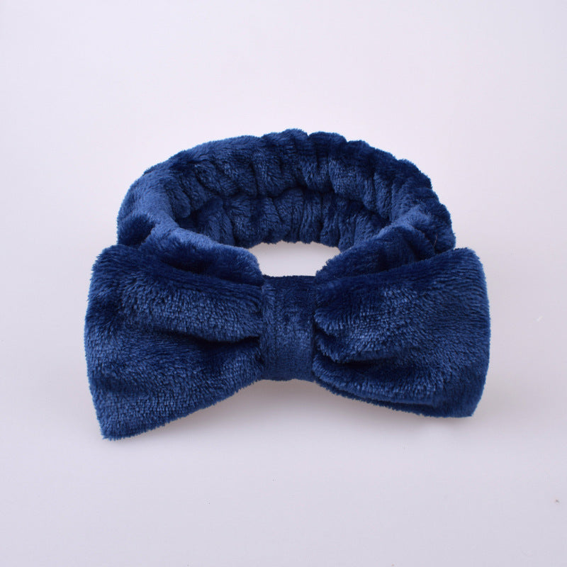 Korean Style Animal Face Wash Hair Band - Cute Fabric Headband for Women