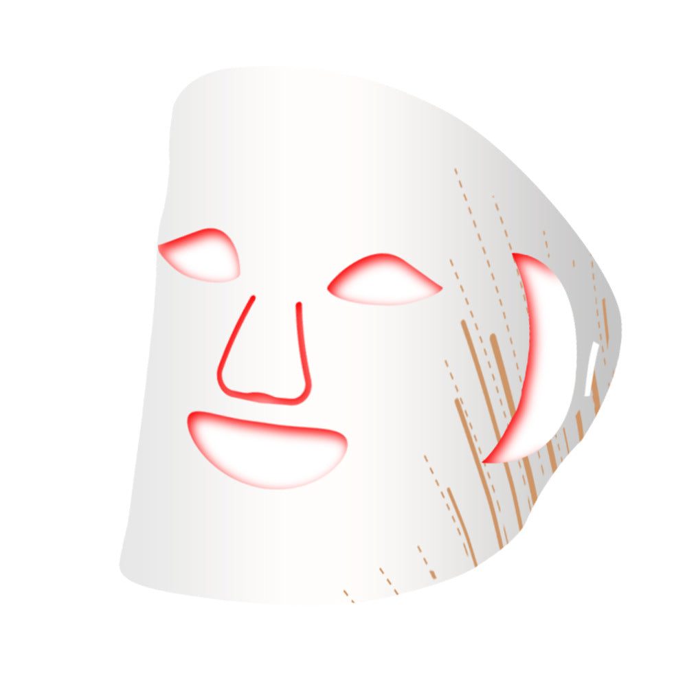 LED Photon Silicone Beauty Mask - Skin Rejuvenation, Wrinkle Removal and Eye Massage at Home
