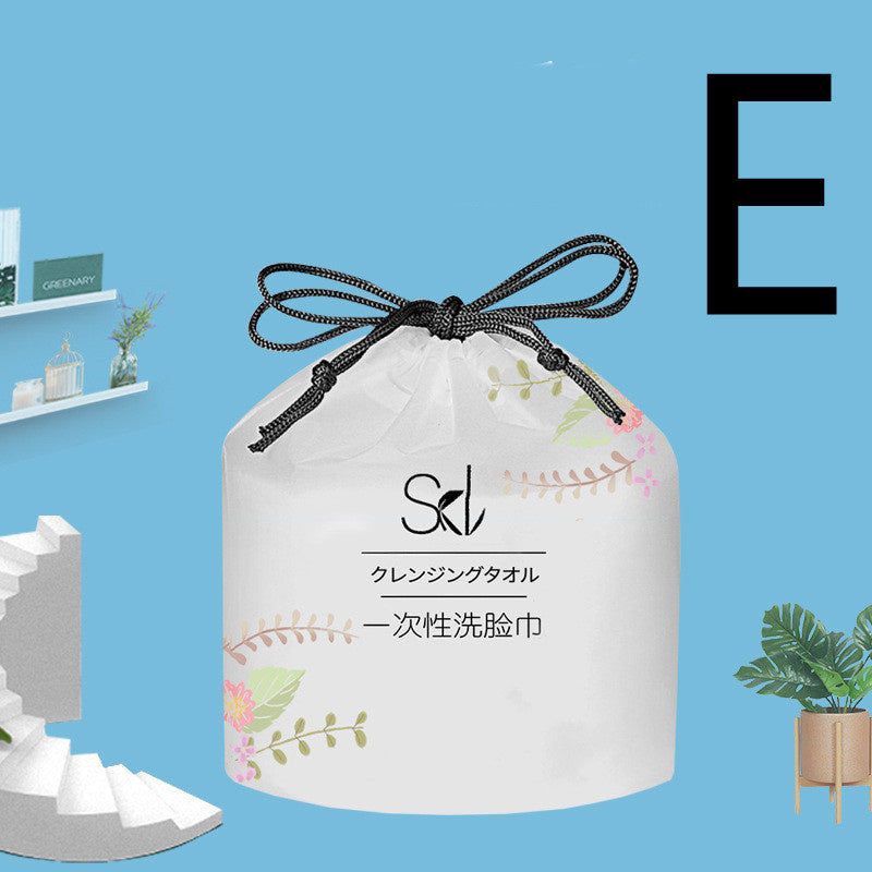 Disposable Cotton Face Wash Towel - Soft Pearl Pattern Cleansing Wipes for Daily Skincare