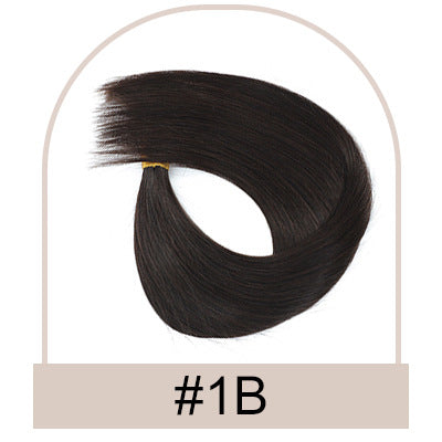 Human-hair Extension Wire Rods Seamless And Easy-to-remove One-piece Tape-in Hair Extensions