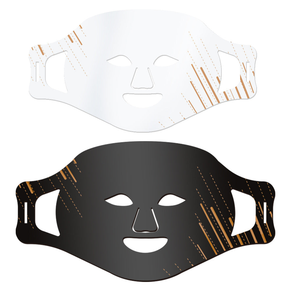 LED Photon Silicone Beauty Mask - Skin Rejuvenation, Wrinkle Removal and Eye Massage at Home