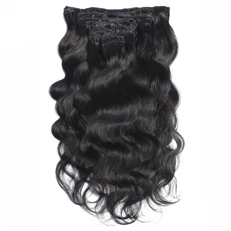 Hairpiece Clip Extensions Body Wig Clip In Human Hair Extension