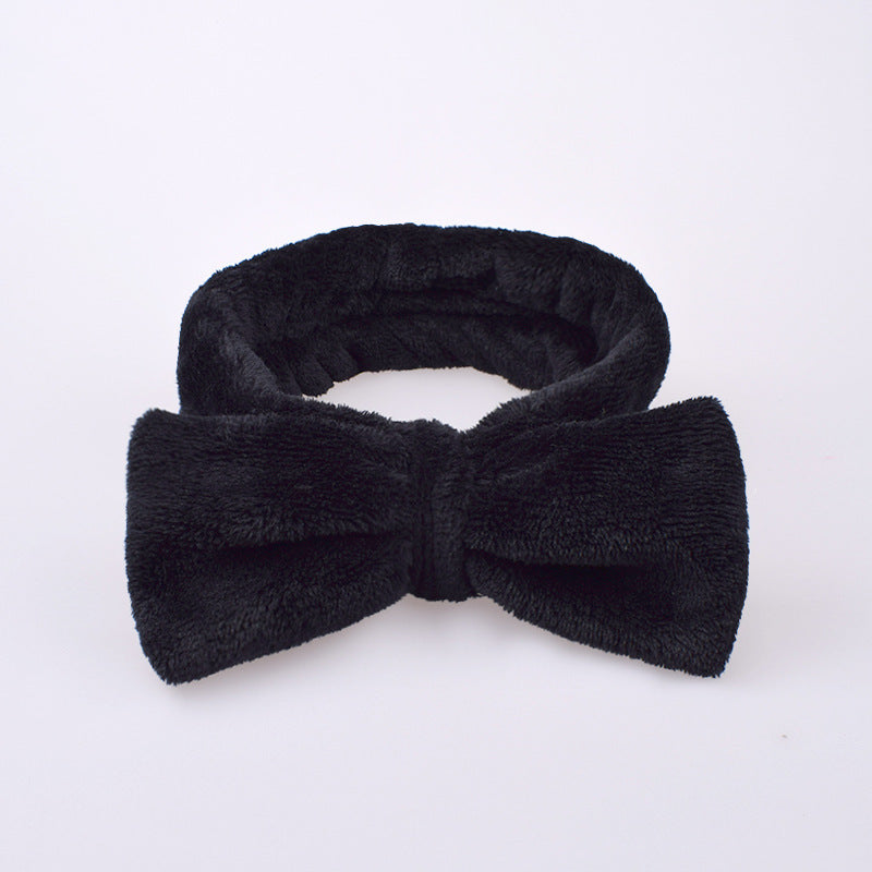 Korean Style Animal Face Wash Hair Band - Cute Fabric Headband for Women