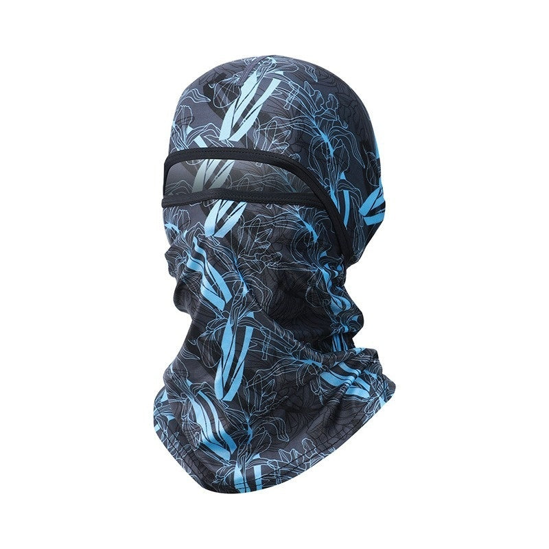 Ice Silk Sun Protection Face Mask - Full Face UV Shield Scarf for Men and Women