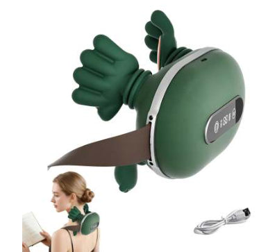 Electric Neck and Shoulder Massager - Wireless 4D Kneading Massage Shawl with Heat