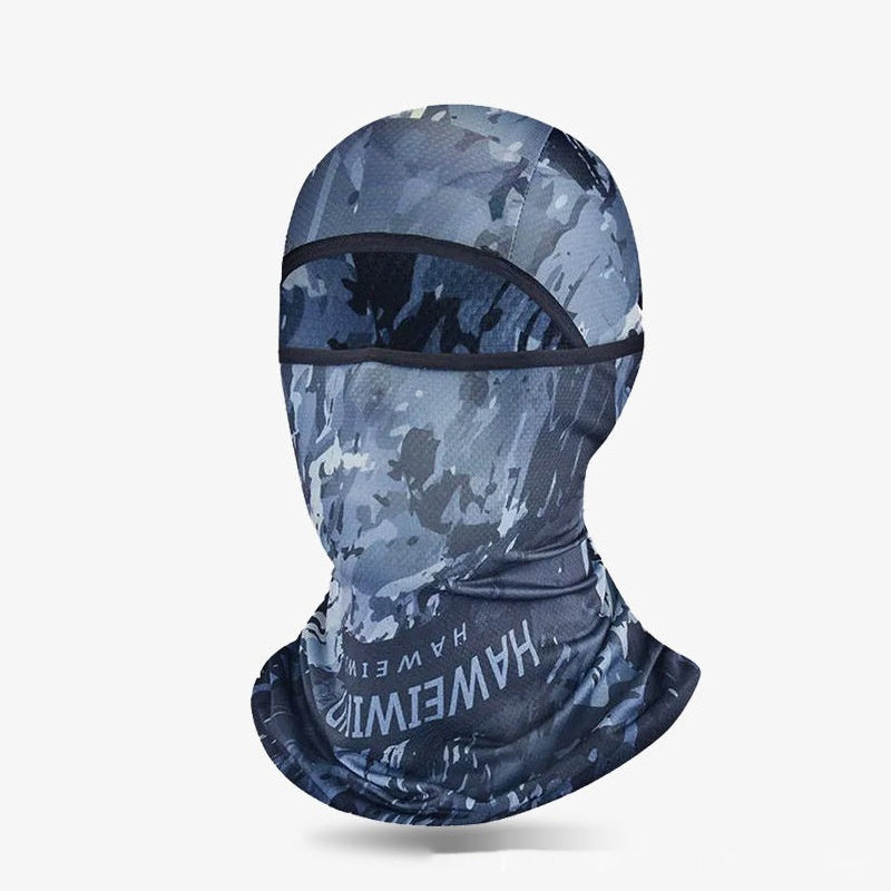Ice Silk Sun Protection Face Mask - Full Face UV Shield Scarf for Men and Women