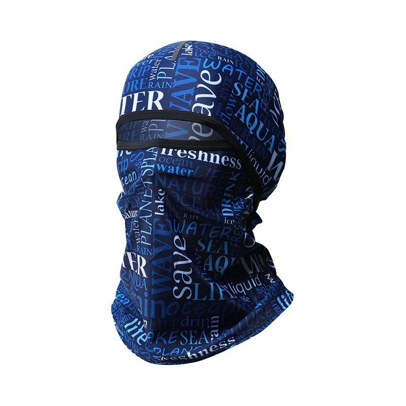Ice Silk Sun Protection Face Mask - Full Face UV Shield Scarf for Men and Women