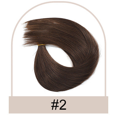 Human-hair Extension Wire Rods Seamless And Easy-to-remove One-piece Tape-in Hair Extensions