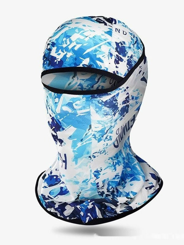 Ice Silk Sun Protection Face Mask - Full Face UV Shield Scarf for Men and Women